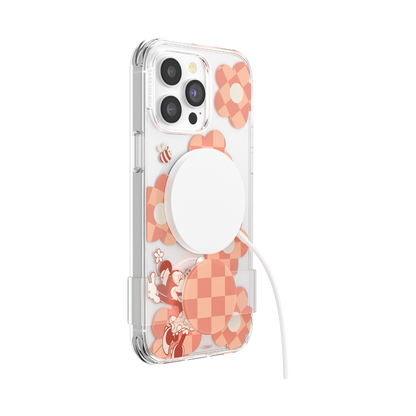 Minnie Checkered Flower  — iPhone 14 Pro Max MagSafe Case - US 39141