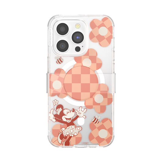 Minnie Checkered Flower  — iPhone 14 Pro MagSafe Case - US 51513