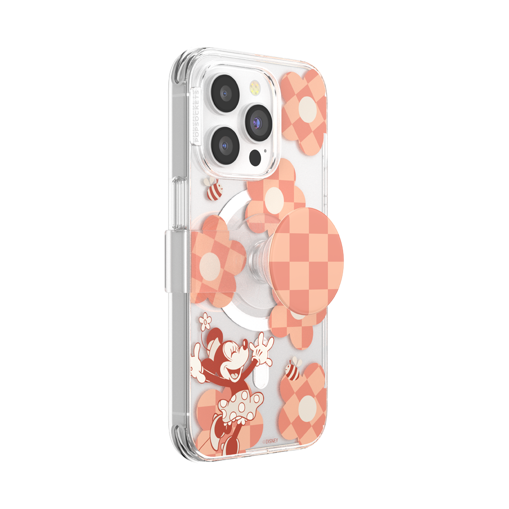 Minnie Checkered Flower  — iPhone 14 Pro MagSafe Case - US 51513