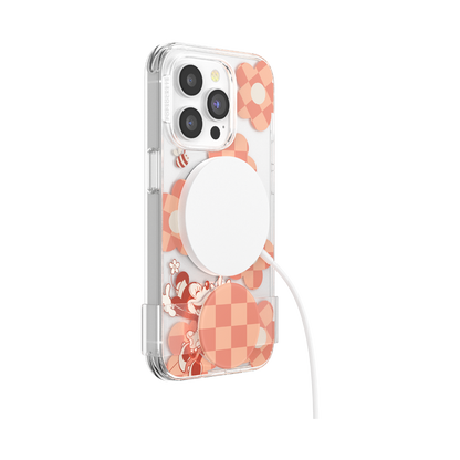 Minnie Checkered Flower  — iPhone 14 Pro MagSafe Case - US 51513