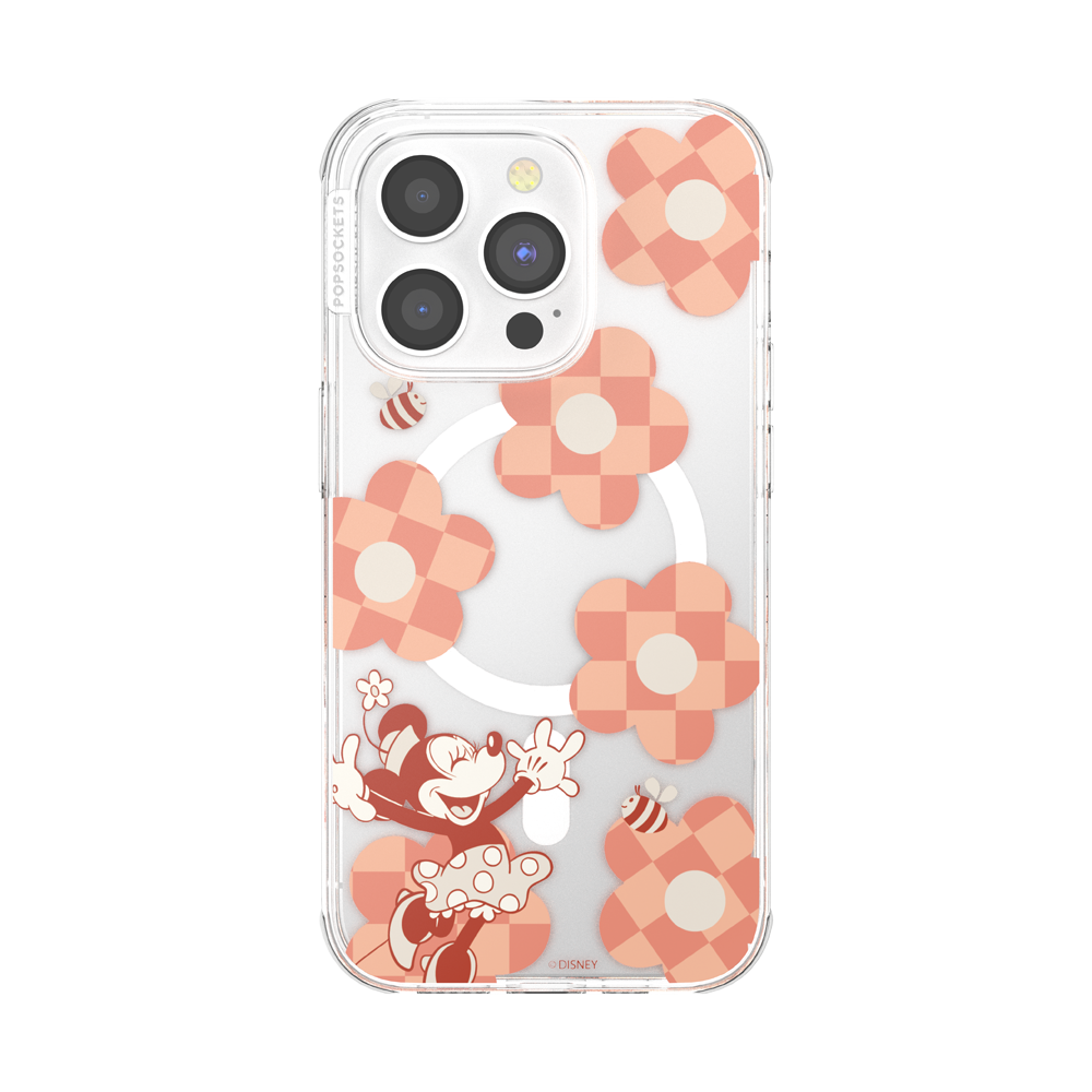 Minnie Checkered Flower  — iPhone 14 Pro MagSafe Case - US 51513