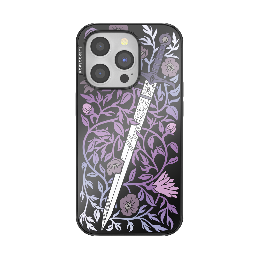 Mirror Thorny Blade Lavender — iPhone 14 Pro MagSafe Case - US 35178