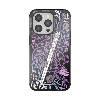 Mirror Thorny Blade Lavender — iPhone 14 Pro MagSafe Case - US 35178