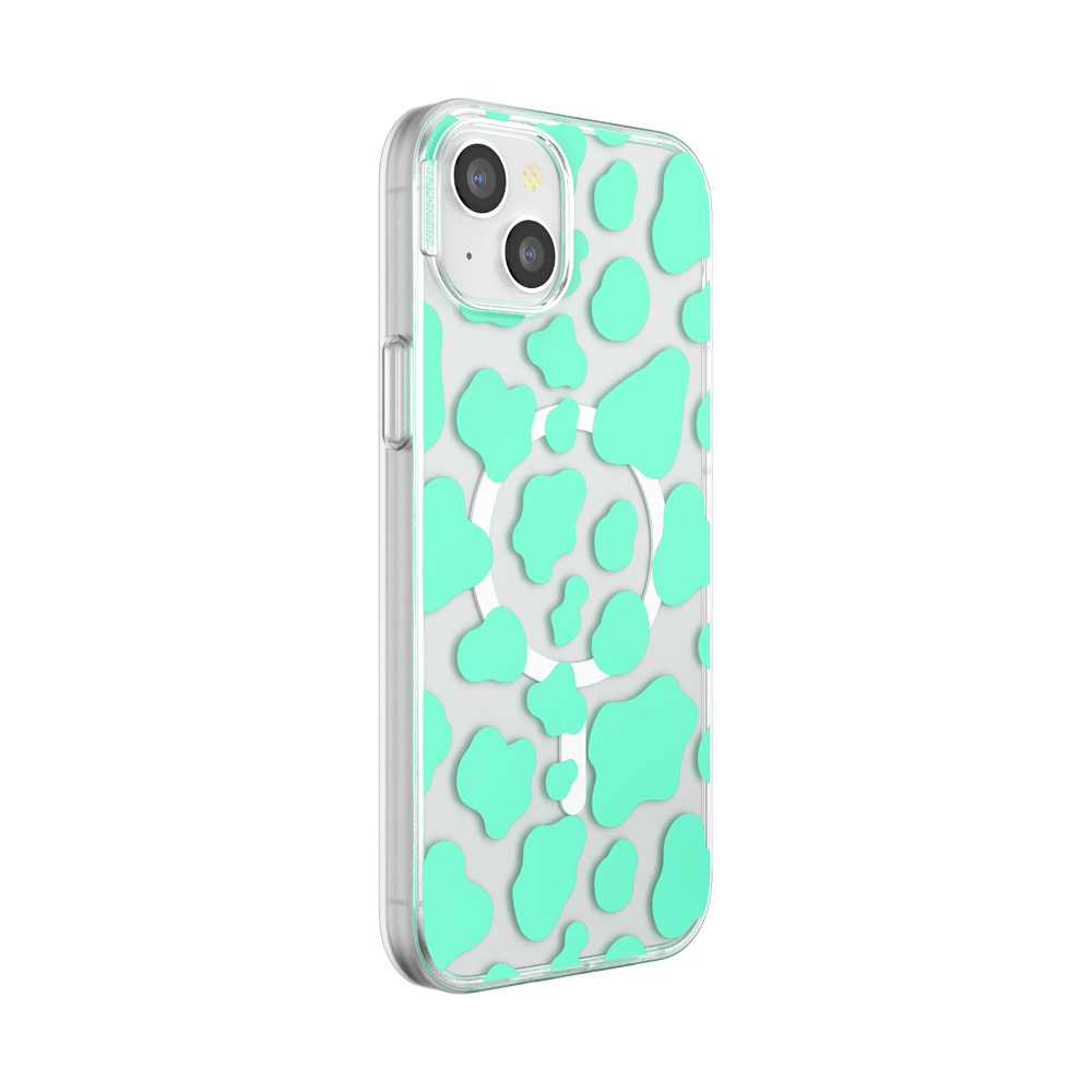 Turquoise Cow Cow  — iPhone 15 Plus MagSafe Case - US 47313