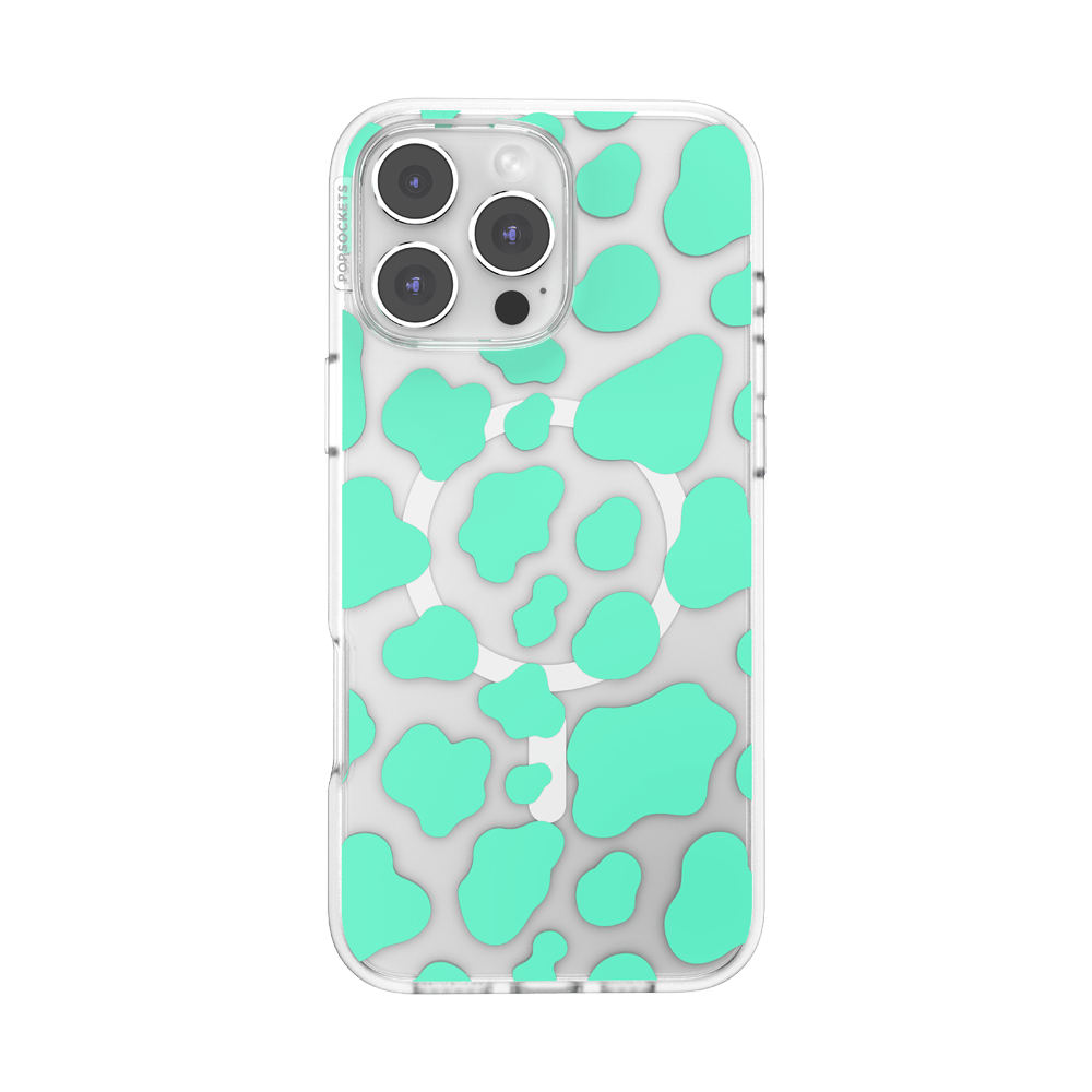 Turquoise Cow Cow — iPhone 16 Pro Max MagSafe Case - US 71005