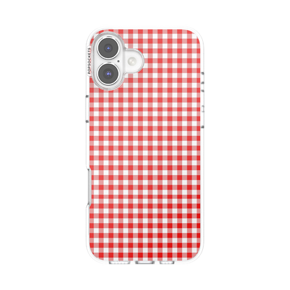 Red Gingham — iPhone 16 Plus MagSafe Case - US 04188