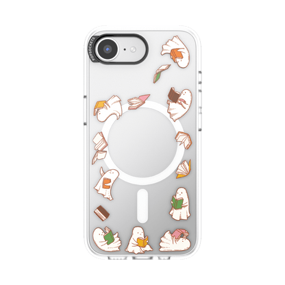Spooky Book Club Clear  — iPhone 17e/16e MagSafe Case - US 58043