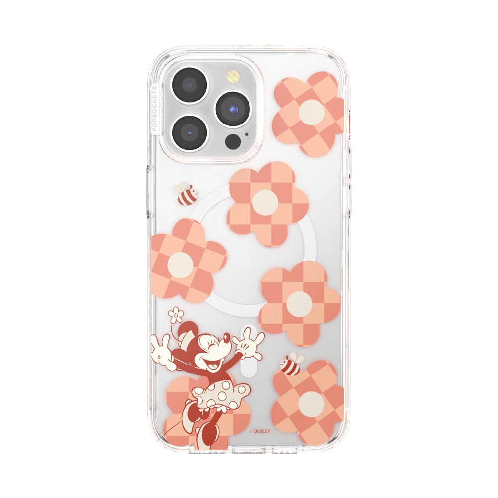 Minnie Checkered Flower — iPhone 15 Pro Max MagSafe Case - US 06486