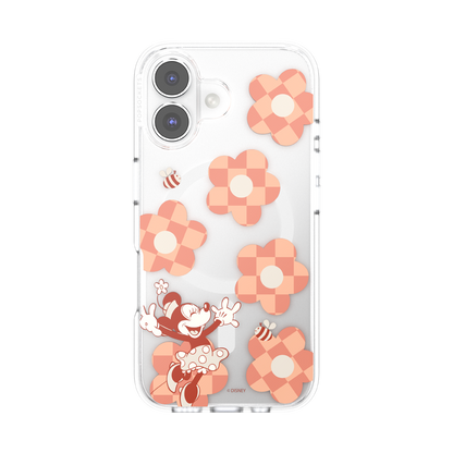 Minnie Checkered Flower — iPhone 16 Plus MagSafe Case - US 74899