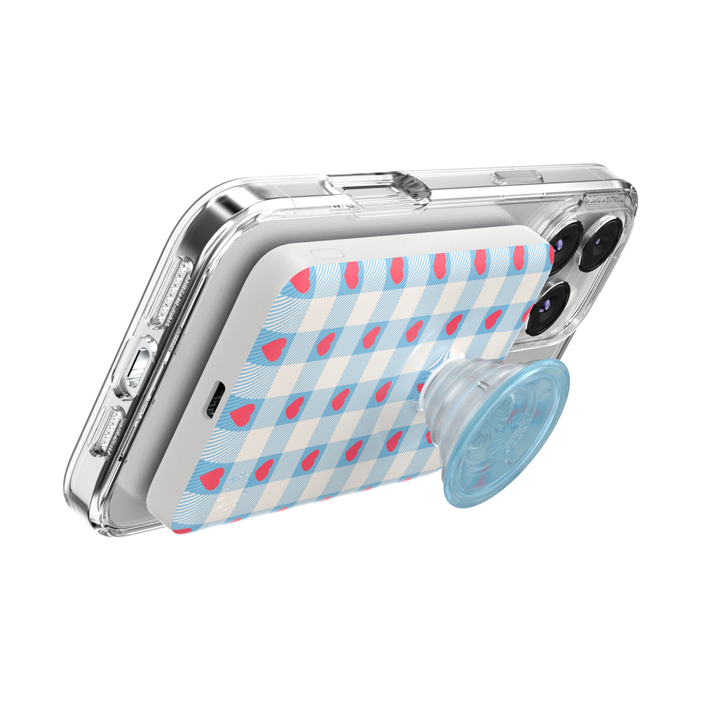 Berry Sweet Gingham — MagSafe PowerPack - US 94620
