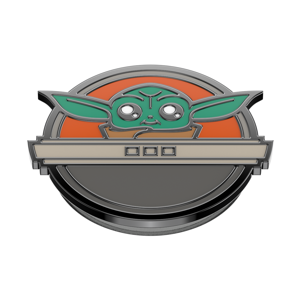 Enamel Grogu Pod — Adhesive PopGrip - US 93856