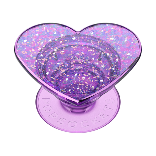 Iridescent Confetti Dreamy Heart — Adhesive PopGrip - US 18240