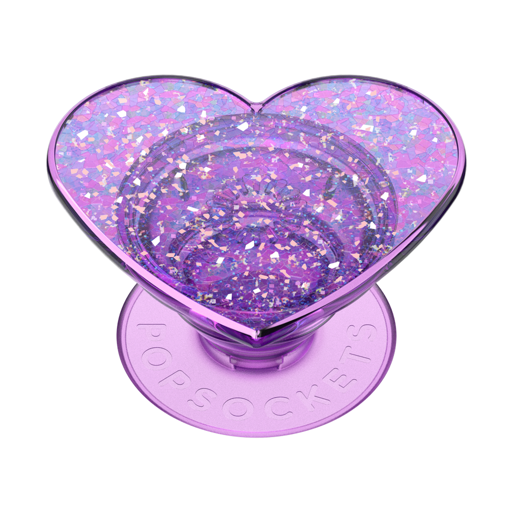 Iridescent Confetti Dreamy Heart — Adhesive PopGrip - US 58379