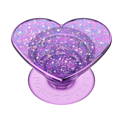 Iridescent Confetti Dreamy Heart — Adhesive PopGrip - US 58379