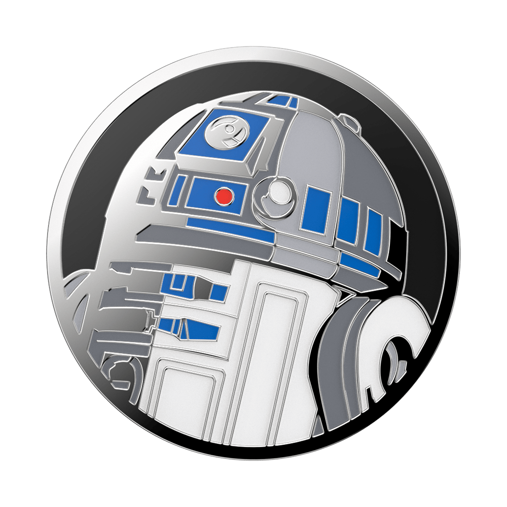Enamel R2D2 — Adhesive PopGrip - US 98453