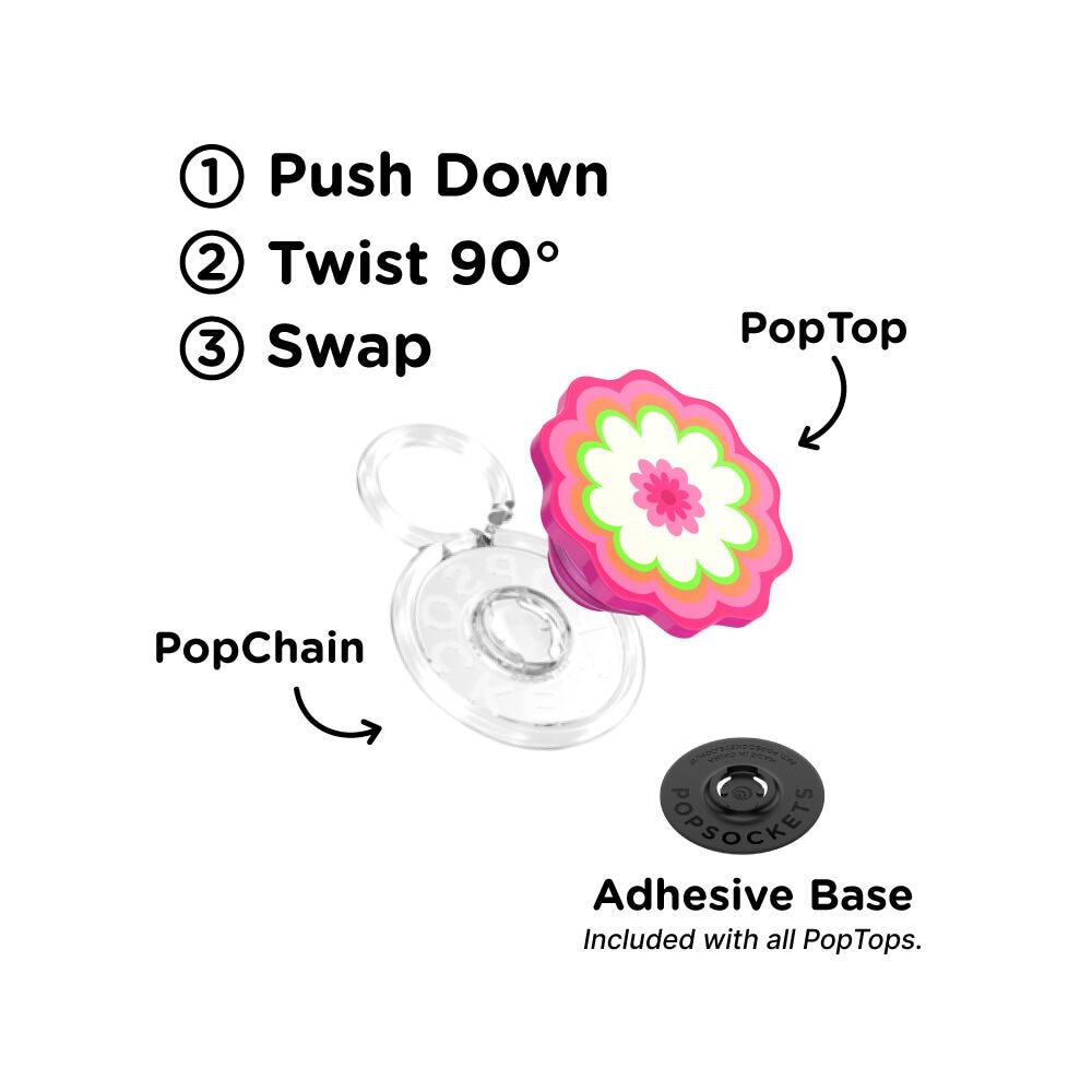 Molded Flower Kaleidoscope Pink — PopTop - US 95245