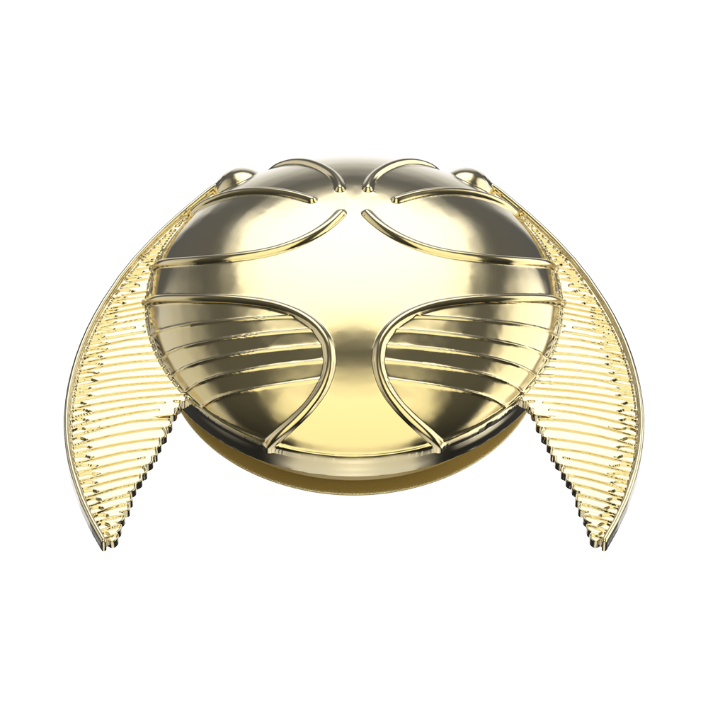 Puffy Enamel Golden Snitch — Adhesive PopGrip - US 91180
