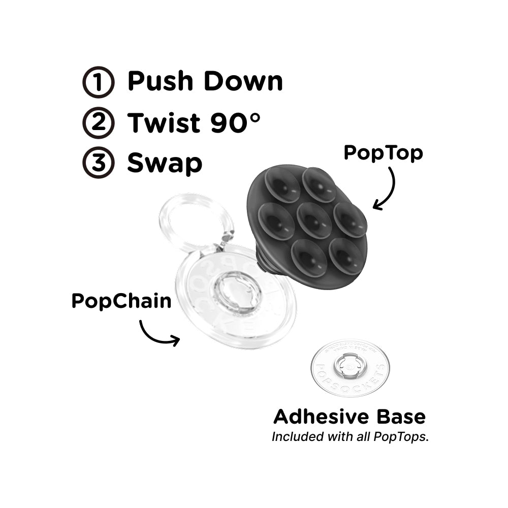 Translucent Black — Suck-Up PopTop & Mount - US 87456