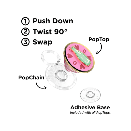Enamel Spinner Spin The Bottle —  PopTop - US 47598