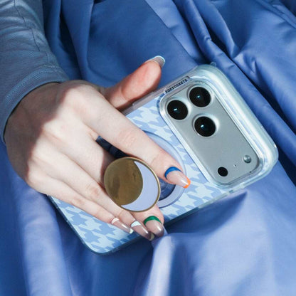 Lilac Houndstooth — iPhone 13 MagSafe Case - US 47737