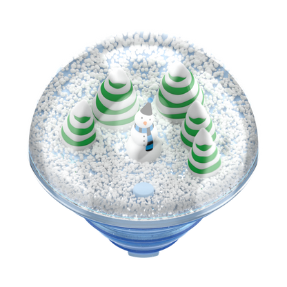 Tidepool Globe Snowland — Adhesive PopGrip - US 57328