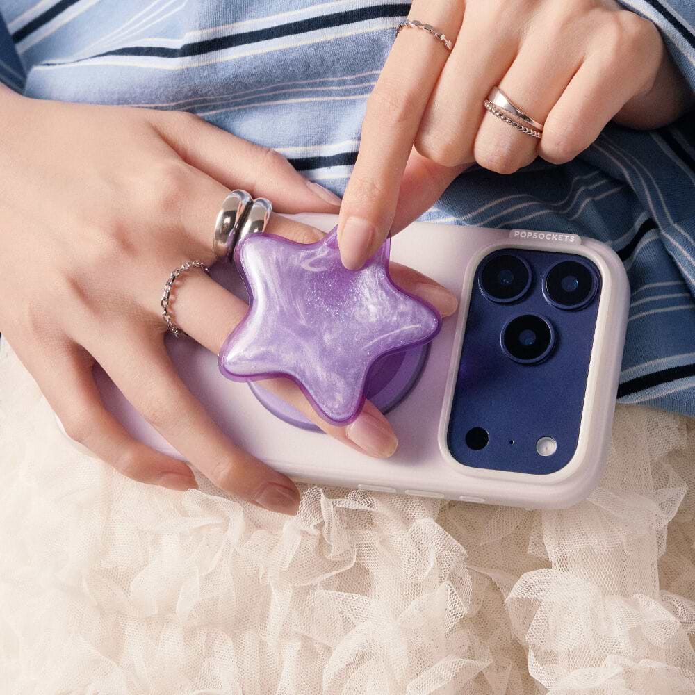 Tidepool Squishy Star Lavender Fog — MagSafe PopGrip - US 95192