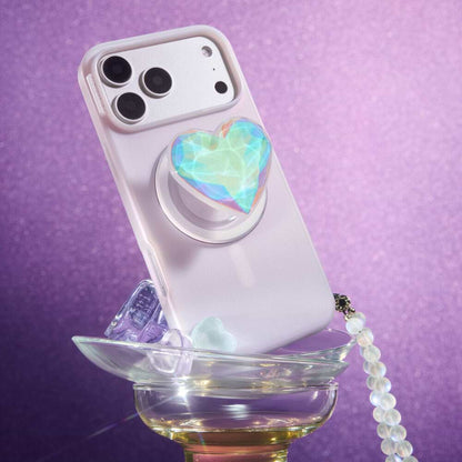 Iridescent Crystal Heart — MagSafe PopGrip - US 18214